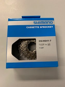 Shimano cassette 7 speed