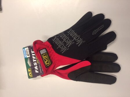 Mechanix handschoen fastfit rood medium