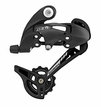 sunrace derailleur m41 7/8 speed zwart