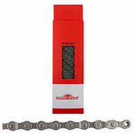 Sunrace ketting 8 speed cnm84 grijs 116 schakels