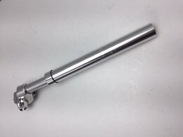 Zadelpen verend aluminium 27.2 mm